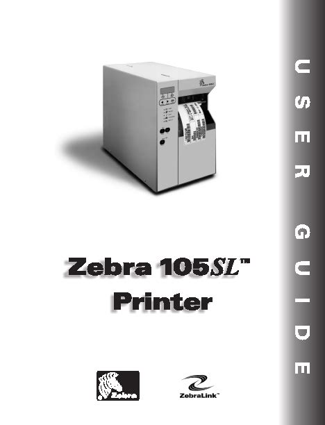 zebra 105sl printer manual